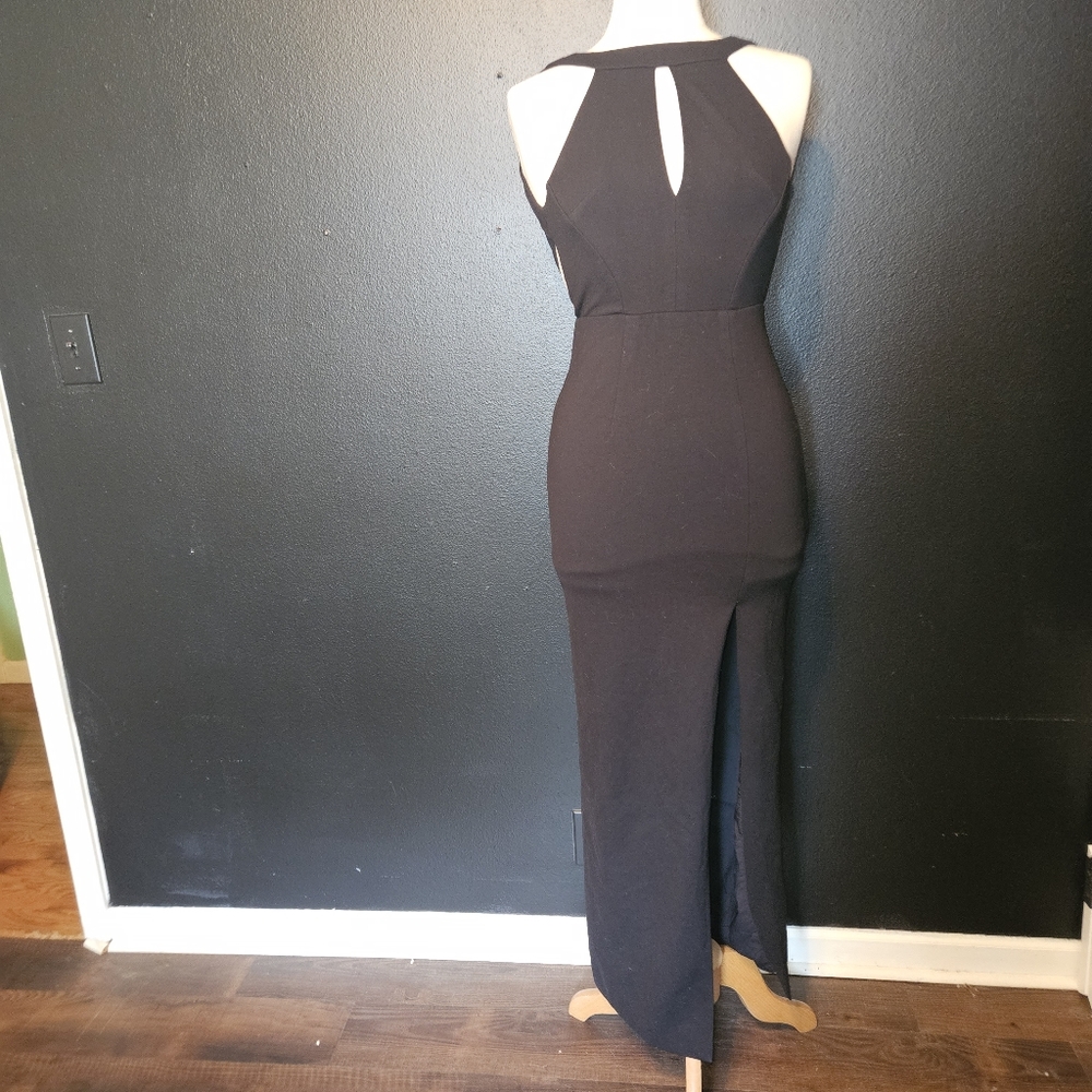 Nicholas Sleek Ponti Split Gown - image 3